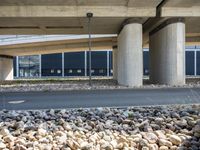 Germany's Concrete Bridge: Under a Clear Sky