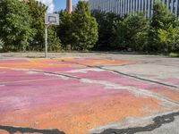 Germany: Concrete Graffiti Sport Courtyard