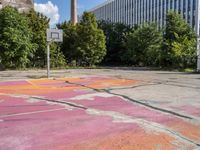 Germany: Concrete Graffiti Sport Courtyard