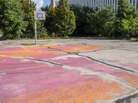 Germany: Concrete Graffiti Sport Courtyard