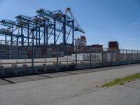 Germany's Container Port: Under a Clear Sky