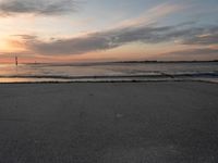 Germany at Dawn: Asphalt Road by the Water