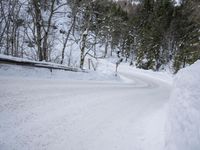 Germany: Day Time Winter Road in Nature