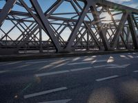 Daytime in Germany: Asphalt Road Bathed in Sunshine and Clear Sky