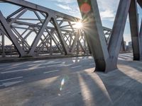 Daytime in Germany: Asphalt Road Bathed in Sunshine and Clear Sky