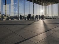 Germany's Glass Walls Reflecting the Clear Sky