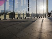 Germany's Glass Walls Reflecting the Clear Sky