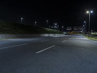 Germany's Highway at Night: Lighting the Black Asphalt