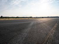 Germany's Landscape: Asphalt Roads and Airport Thoroughfare