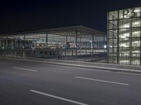 Germany's Metropolis: A Business District at Night