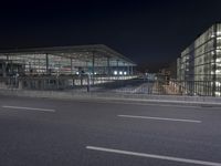 Germany's Metropolis: A Business District at Night