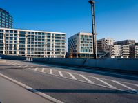 Modern Architecture and Bridge in Hamburg, Germany