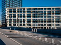 Modern Architecture and Bridge in Hamburg, Germany