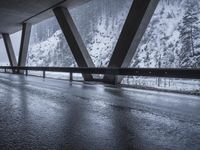 Germany Monochrome Curved Road Bridge Tunnel