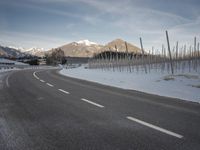 Mountain Pass in Germany: Snowy Landscape