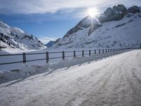 Germany's Mountain Pass: Sunrise Over a Glacial Landscape