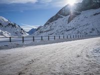 Germany's Mountain Pass: Sunrise Over a Glacial Landscape