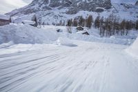 Germany's Snow Covered Mountain Range and Terrain