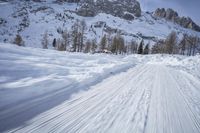 Germany's Snow Covered Mountain Range and Terrain