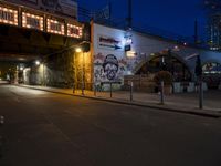 Germany Night in Urban Neighborhood