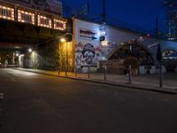 Germany Night in Urban Neighborhood 002