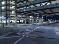 Night view of modern architecture in Berlin, Germany