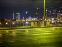 Nighttime Cityscape of Berlin, Germany