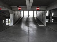 Parking Garage on a Concrete Street in Germany