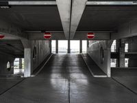 Parking Garage on a Concrete Street in Germany