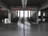 Parking Garage on a Concrete Street in Germany