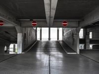 Parking Garage on a Concrete Street in Germany