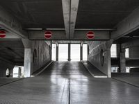 Parking Garage on a Concrete Street in Germany