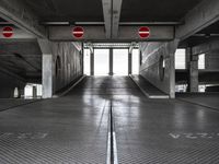 Parking Garage on a Concrete Street in Germany