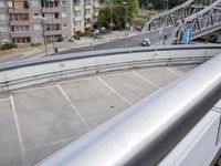 Germany: Parking Lot Bridge with Open Space