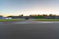 Germany's Race Track at Dawn Under a Clear Sky