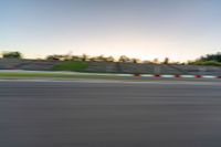 Germany's Race Track at Dawn Under a Clear Sky