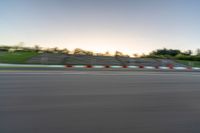 Germany's Race Track at Dawn Under a Clear Sky