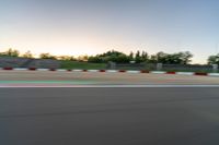 Germany's Race Track at Dawn Under a Clear Sky