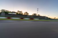 Germany's Race Track at Dawn Under a Clear Sky