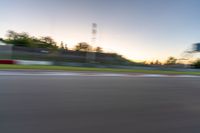 Germany's Race Track at Dawn Under a Clear Sky