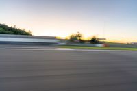 Germany's Race Track at Dawn Under a Clear Sky