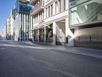 Residential Area Building with Glass Walls in Germany