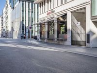 Residential Area Building with Glass Walls in Germany