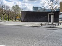 Residential Area in Germany: Cloudy Day and City Life