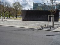 Residential Area in Germany: Cloudy Day and City Life