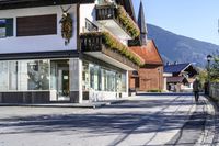 Residential Area in Germany: Street View in Munich on a Sunny Day