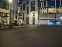 Residential Area in Germany: Town at Night