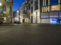 Residential Area in Germany: Town at Night