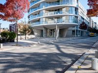 the building is designed like an open area in the city for walking and riding around