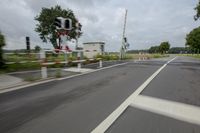 Road in Germany: A View of Asphalt and Clouds